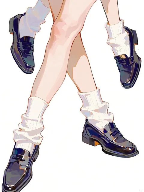 Anime style AI foot art